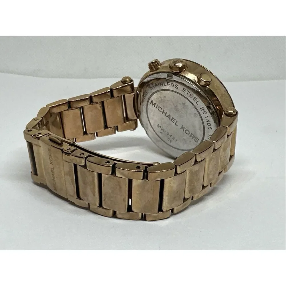 Michael Kors Parker MK5491 Women's Gold Stainless Steel Analog Dial Watch NUL33